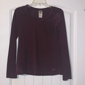 Women’s North Face Maroon Top size medium